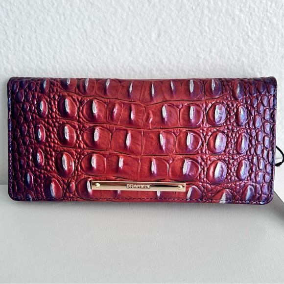 Brahmin Ady Dawning Ombré All Over Genuine Leather Wallet NWT - Picture 10 of 10